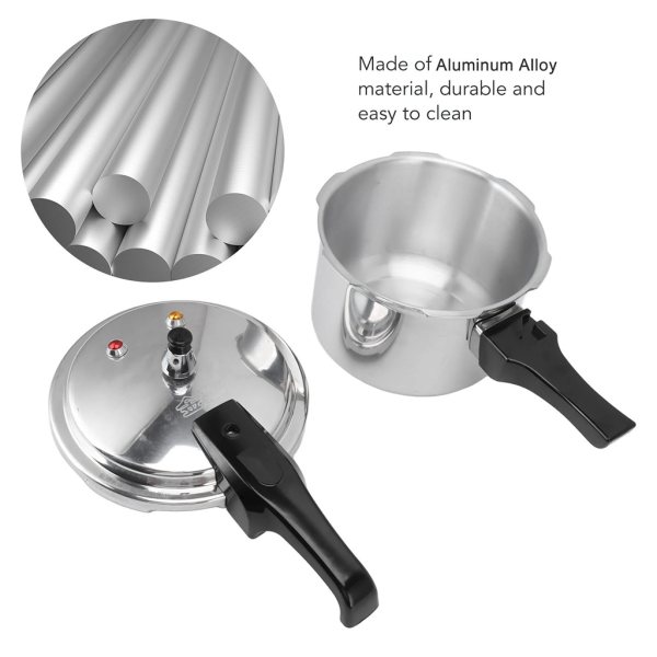 3L Aluminium Alloy Pressure Cooker. - Image 3