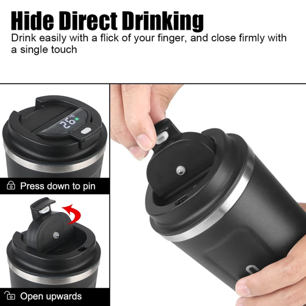 Temperature Coffee Cup: 510ML, Travel, Outdoor, Thermo. - Image 5