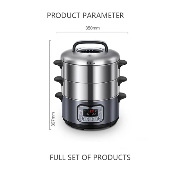 220V Mini Rice Cooker: 1500W, Electric, Lunch Box. - Image 5