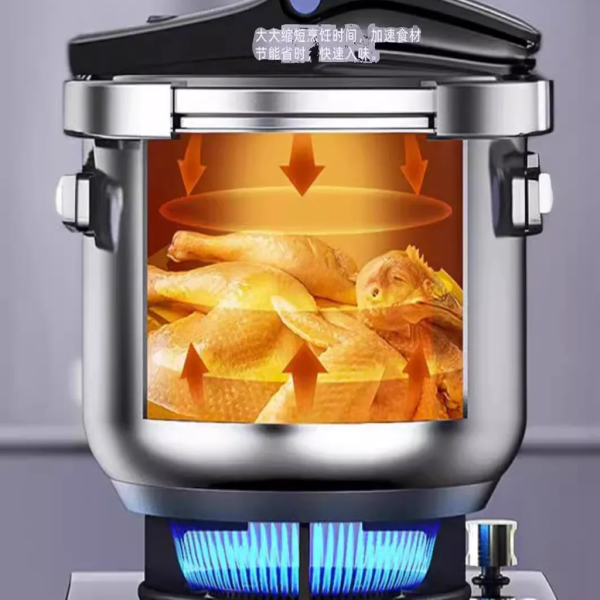 Advanced Pressure Cooker: German, Folding, Upright Lid. - Image 4