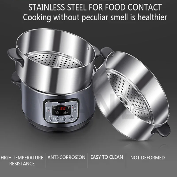 220V Mini Rice Cooker: 1500W, Electric, Lunch Box. - Image 6