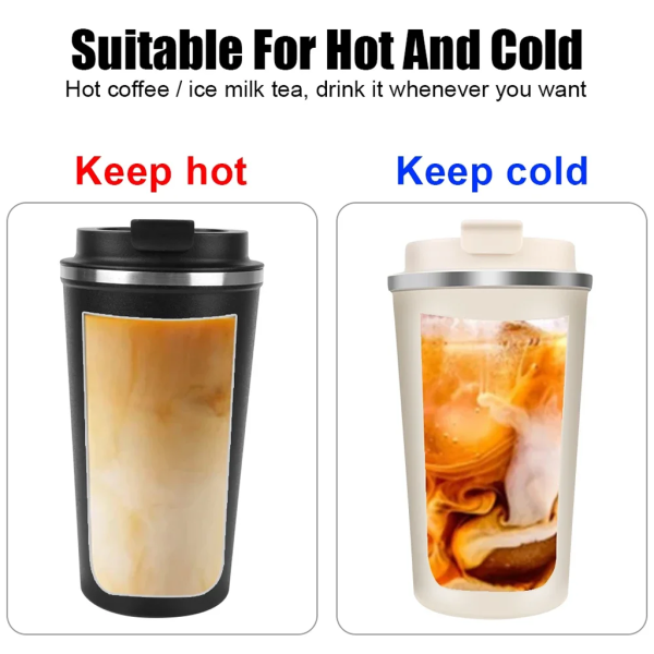 Temperature Coffee Cup: 510ML, Travel, Outdoor, Thermo. - Image 6